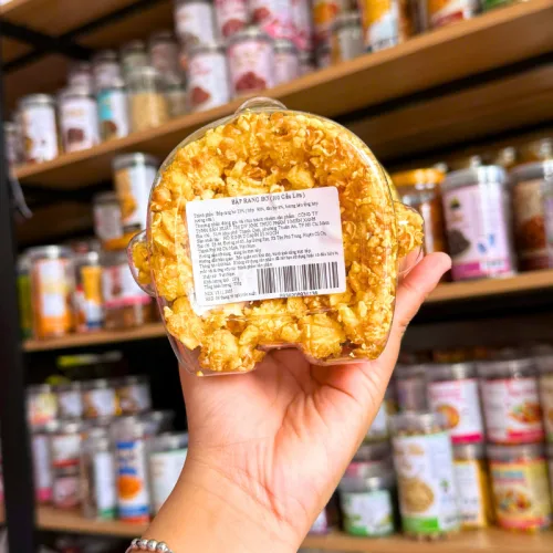 Bắp rang bơ hộp gấu lớn 230g vị truyền thống