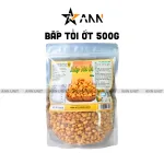 Snack bắp tỏi ớt thơm ngon, đóng gói túi zip 500g