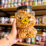 Bắp vị tỏi ớt đậm vị, hộp Gấu Lớn 450g