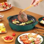 Bếp nướng điện đặt bàn 26cm tráng men chống dính