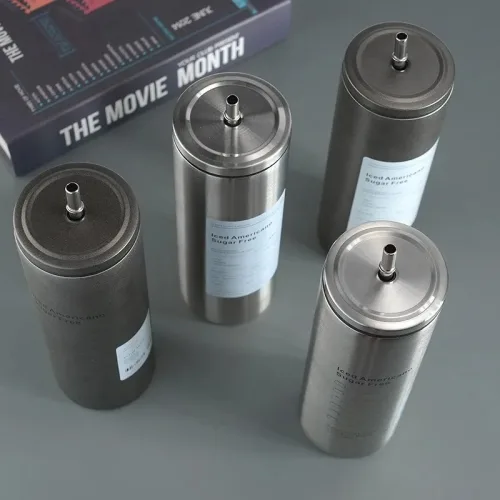 Bình giữ nhiệt Iced Americano 600ml bằng inox 304, kèm ống hút