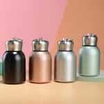 Bình inox giữ nhiệt mini 300ml, thiết kế có tay cầm
