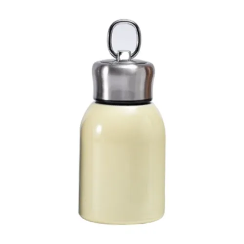 Bình inox giữ nhiệt mini 300ml, thiết kế có tay cầm