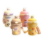 Chuyên sỉ bình Giữ Nhiệt Thủy Tinh Hello 400ml