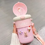 Chuyên sỉ bình Giữ Nhiệt Thủy Tinh Hello 400ml