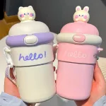 Chuyên sỉ bình Giữ Nhiệt Thủy Tinh Hello 400ml