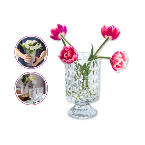 Ba mẫu bình thủy tinh, ba hướng trang trí