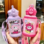 Chỗ sỉ bình Nước Giữ Nhiệt Cho Bé In Hoạt Hình Có Quai Đeo 450ml