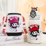 Chỗ sỉ bình Nước Giữ Nhiệt Cho Bé In Hoạt Hình Có Quai Đeo 450ml