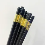 Chỗ sỉ bộ 10 Đôi Đũa Hợp Kim Mạ Vàng Cao Cấp 27x7.5cm