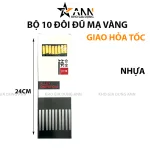 Chuyên sỉ bộ 10 Đôi Đũa Mạ Vàng Chống Trượt 24cm