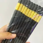 Chuyên sỉ bộ 10 Đôi Đũa Mạ Vàng Chống Trượt 24cm