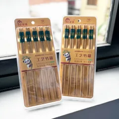 Nơi lấy sỉ bộ 10 Đôi Đũa Tre Chống Nấm Móc Trơn Trượt 24cm