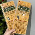 Nơi lấy sỉ bộ 10 Đôi Đũa Tre Chống Nấm Móc Trơn Trượt 24cm