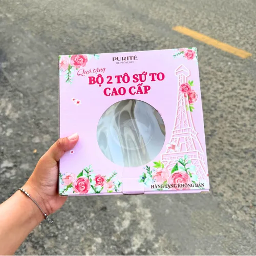Bộ 2 tô sứ cao cấp cỡ lớn thương hiệu Purite & Olive