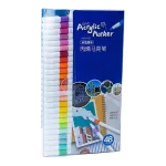 Bộ bút marker acrylic 48 màu, vẽ trên nhiều chất liệu