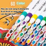Bộ bút marker acrylic 48 màu, vẽ trên nhiều chất liệu