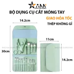 Nguồn hàng sỉ bộ Cắt Móng Tay 16 Món Bằng Thép Không Gỉ Kèm Bao