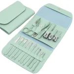 Nguồn hàng sỉ bộ Cắt Móng Tay 16 Món Bằng Thép Không Gỉ Kèm Bao