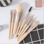 8 Món Cọ Trang Điểm Cá Nhân Kèm Túi Zip Tiện Lợi