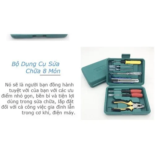 Chỗ sỉ bộ dụng cụ 8 món sữa chữa