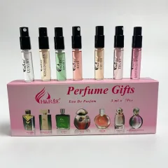 Nguồn hàng sỉ bộ Dùng Thử Nước Hoa Charme Màu Hồng 7 Mẫu (4 Mùi Nam & 3 Mùi Nữ) Dung Tích 3ml/Chai