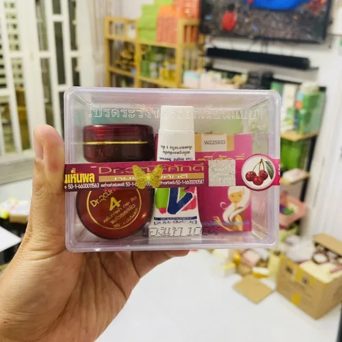 Nguồn hàng sỉ bộ Kem Yanhee Thái Lan Đỏ 5 Món Chính Hãng - Hỗ Trợ Da Thâm Nám Sạm