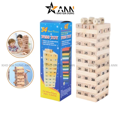 Chỗ sỉ bộ Rút Gỗ Cao Cấp - Bộ Xếp Gỗ Cho Bé Số 54