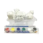 Nguồn hàng sỉ bộ Tô Tượng Mini Cho Bé Kèm Màu Và Cọ