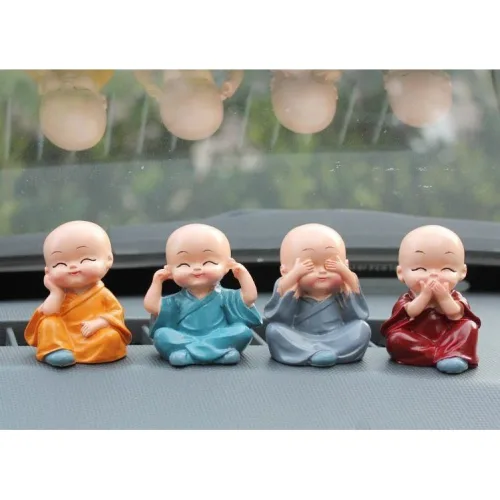 Chỗ sỉ bộ Tượng Bốn Không Chú Tiểu 4.5x4cm