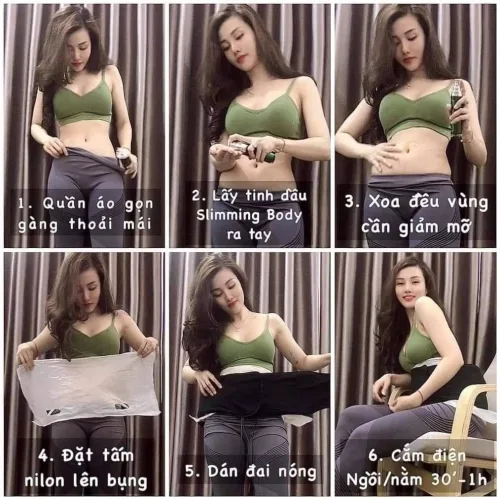 Bộ Slimming Body 2 Hồ Ngọc Hà ủ nóng tan mỡ