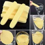 HIVEY Bông Mút Nở Rửa Mặt Bọt Biển Tự Nhiên, Combo 2 Gói 12 Miếng 8cm