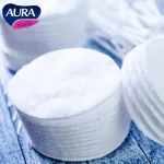 Nguồn hàng sỉ bông Tẩy Trang Aura Chất Liệu Cotton Mềm Mại Cho Da 150 Miếng
