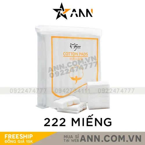 Nơi lấy sỉ bông tẩy trang con mèo fm cotton pads 3 lớp 222 miếng