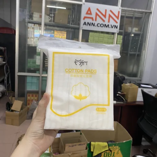 Nơi lấy sỉ bông tẩy trang con mèo fm cotton pads 3 lớp 222 miếng
