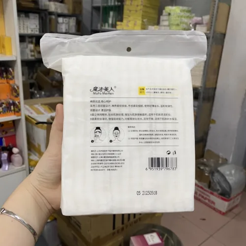 Nơi lấy sỉ bông tẩy trang con mèo fm cotton pads 3 lớp 222 miếng