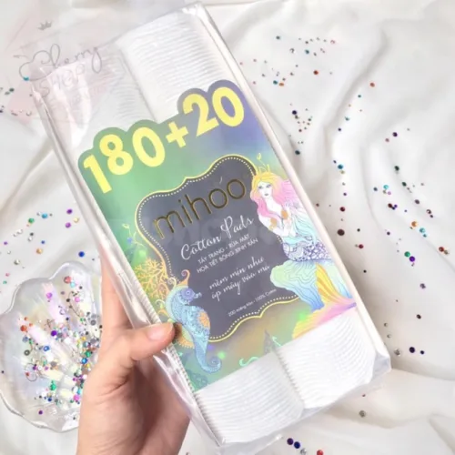 Nguồn hàng sỉ bông Tẩy Trang Mihoo 100% Cotton (200 Miếng)