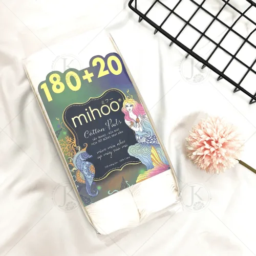 Nguồn hàng sỉ bông Tẩy Trang Mihoo 100% Cotton (200 Miếng)