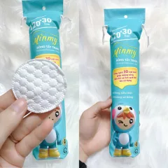 Shop sỉ bông Tẩy Trang Minmy Xanh 130 + 20 Miếng