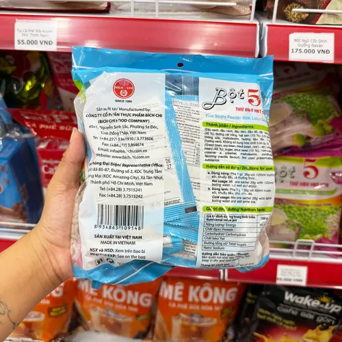 Bích Chi Bột 5 Thứ Đậu Hạt Sen Có Đường 350g Dạng Bịch