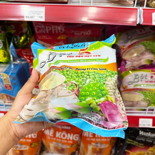 Bích Chi Bột 5 Thứ Đậu Hạt Sen Có Đường 350g Dạng Bịch