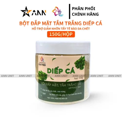 Bột đắp mặt diếp cá nguyên chất T&T Beauty, hộp 150g