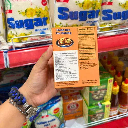 Nguồn hàng sỉ bột Baking Soda Natural Soda - Bột Nở Hộp Giấy 454g