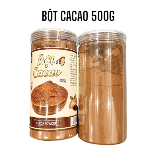 Bột Ca Cao Nguyên Chất Thơm Béo Dạng Hộp 500g