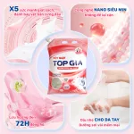 Bột giặt quần áo Top Gia hương nước hoa Pháp 3.3kg