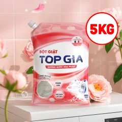 Chuyên sỉ bột Giặt Quần Áo Top Gia 5kg Hương Nước Hoa Pháp