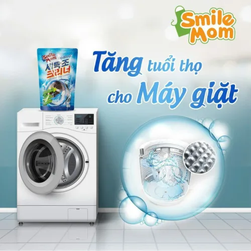 Bột vệ sinh lồng máy giặt Smile Mom dạng bột 450g