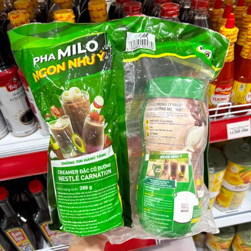 Shop sỉ bột Thức Uống Lúa Mạch Milo 400g - Tặng 1 Lon Sữa Đặc Có Đường 388g