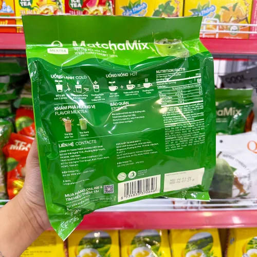 Bột trà sữa Trần Quang dòng Matcha Mix – bịch 480g
