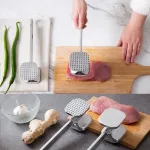 Búa đập thịt nhôm hai đầu, dài 21 cm
